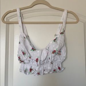 Floral Cropped Tank